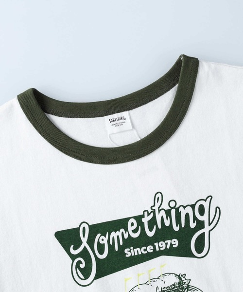 SOMETHING(サムシング)の「【SOMETHING】ヴィンテージリンガーTシャツ(Tシャツ/カットソー・レディース・グリーン・M/L)」の5枚目の写真