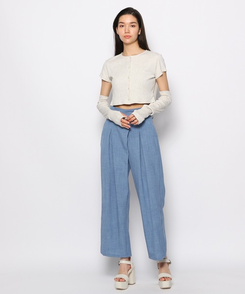 FOREVER 21(フォーエバー トゥエンティーワン)の「アームウォーマー付きカット(Tシャツ/カットソー・レディース・ライトインディゴブルー/グリーン/ホワイト・SMALL/MEDIUM)」の19枚目の写真