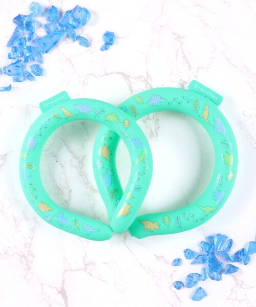 BRANSHES（ブランシェス）の「【COORING】恐竜柄/Sサイズ（アウトドアグッズ・キッズ・ライトグリーン・S）」の5枚目の写真