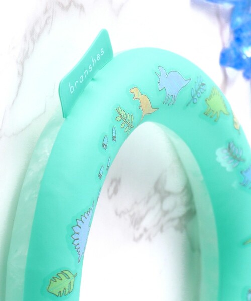 BRANSHES（ブランシェス）の「【COORING】恐竜柄/Sサイズ（アウトドアグッズ・キッズ・ライトグリーン・S）」の6枚目の写真