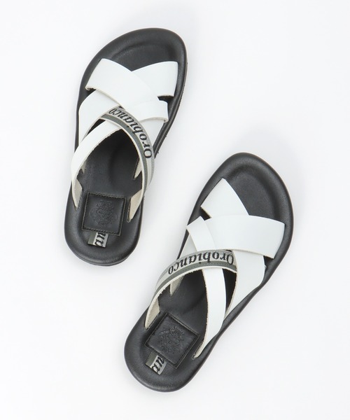 Orobianco(オロビアンコ)の「OROBIANCO オロビアンコ 厚底サンダル(サンダル・メンズ・ホワイト/ブラック・L/XL/M)」の2枚目の写真