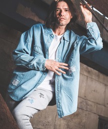 ms5314-Denim western yoke shirt シャツ