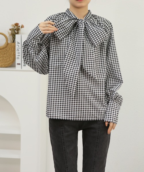 MAISON DE THERESE（メゾン ド テレーズ）の「千鳥格子柄ボウタイ