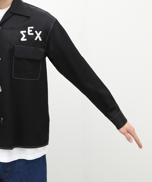 WESTOVERALLS（ウエストオーバーオールズ）の「【WESTOVERALLS / ウェストオーバーオールズ】SEX SHIRT（シャツ/ブラウス・メンズ・ホワイト/ブラック・MEDIUM）」の15枚目の写真