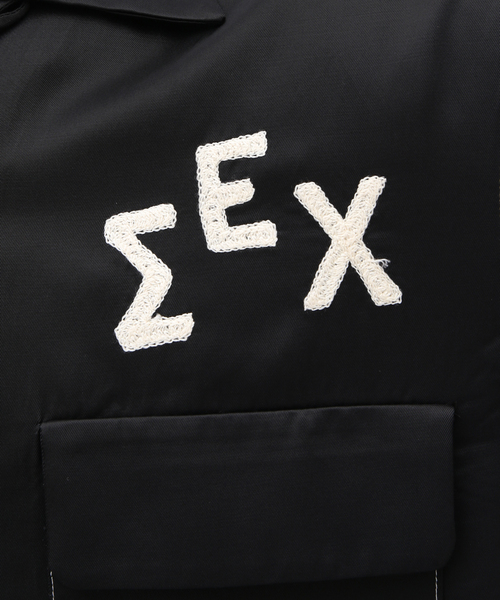 WESTOVERALLS（ウエストオーバーオールズ）の「【WESTOVERALLS / ウェストオーバーオールズ】SEX SHIRT（シャツ/ブラウス・メンズ・ホワイト/ブラック・MEDIUM）」の6枚目の写真