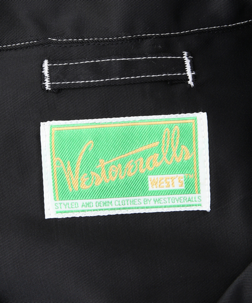 WESTOVERALLS（ウエストオーバーオールズ）の「【WESTOVERALLS / ウェストオーバーオールズ】SEX SHIRT（シャツ/ブラウス・メンズ・ホワイト/ブラック・MEDIUM）」の4枚目の写真
