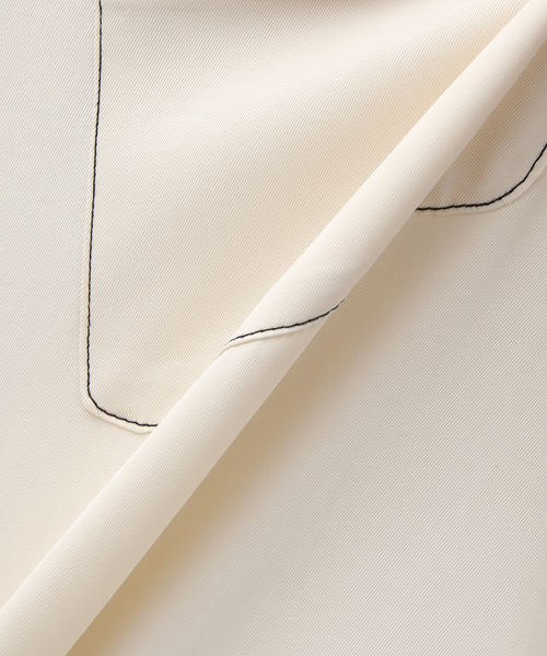 WESTOVERALLS（ウエストオーバーオールズ）の「【WESTOVERALLS / ウェストオーバーオールズ】SEX SHIRT（シャツ/ブラウス・メンズ・ホワイト/ブラック・MEDIUM）」の7枚目の写真