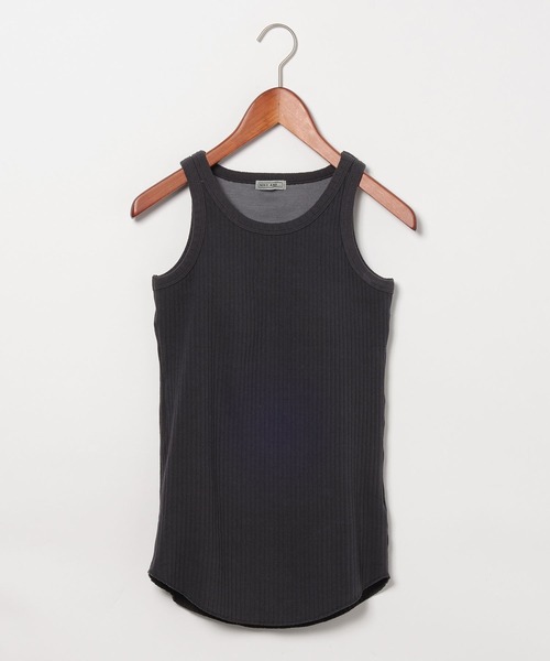 藤田ニコル CALNAMUR カップインリボンタンクトップ 黒 CUP IN RIBBON TANK TOP/カップインリボンタンクトップ[品番