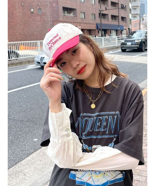 Ungrid（アングリッド）の「エンブロイダリーバイカラーキャップ（キャップ・レディース・ブラック/ベージュ/レッド・FREE）」の19枚目の写真