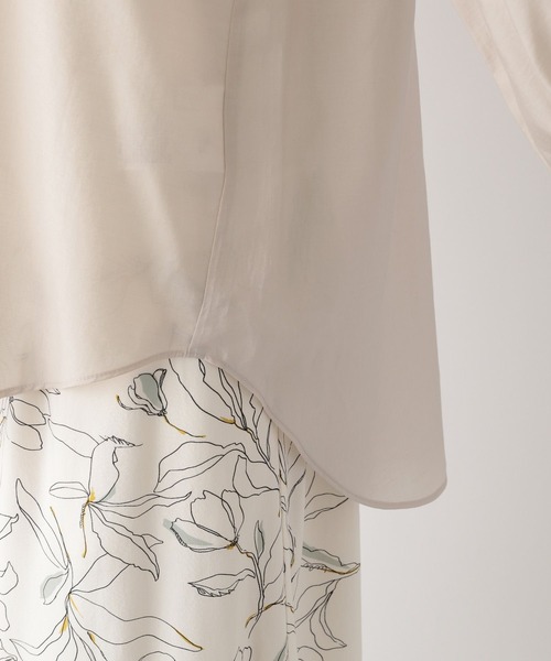 シアーレギュラーカラーシャツ/163474