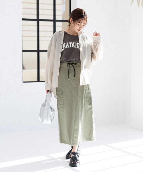 シアーレギュラーカラーシャツ/163474