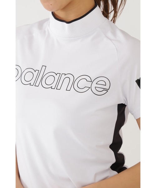 New Balance Golf（ニューバランスゴルフ）の「【new balance golf】シングルジャージー 半袖 モックネック プルオーバー (WOMENS SPORT)（Tシャツ/カットソー・レディース・ブラック/ホワイト/イエロー系その他・MEDIUM/LARGE/SMALL）」の8枚目の写真