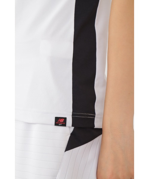 New Balance Golf（ニューバランスゴルフ）の「【new balance golf】シングルジャージー 半袖 モックネック プルオーバー (WOMENS SPORT)（Tシャツ/カットソー・レディース・ブラック/ホワイト/イエロー系その他・MEDIUM/LARGE/SMALL）」の11枚目の写真