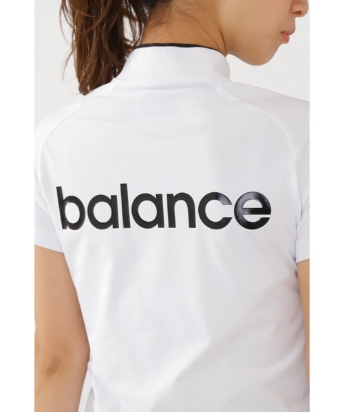 New Balance Golf（ニューバランスゴルフ）の「【new balance golf】シングルジャージー 半袖 モックネック プルオーバー (WOMENS SPORT)（Tシャツ/カットソー・レディース・ブラック/ホワイト/イエロー系その他・MEDIUM/LARGE/SMALL）」の12枚目の写真