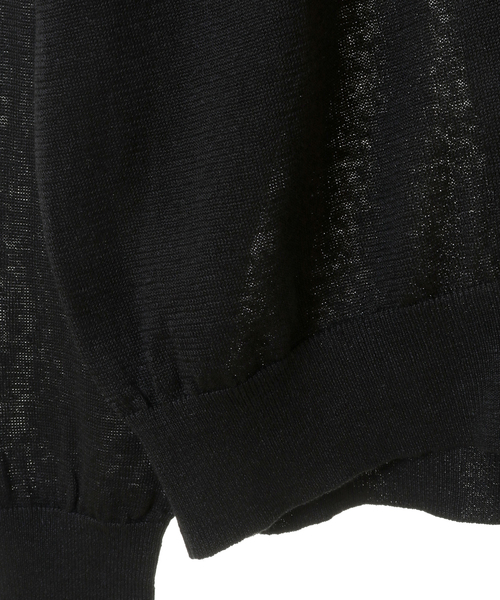 martinique(マルティニーク)の「l'heritage martinique/シルクリネンカーディガン(カーディガン/ボレロ・レディース・ブラック/サンドベージュ・FREE)」の12枚目の写真