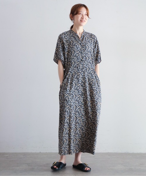 NOMBRE IMPAIR（ノンブルアンペール）の「レトロフラワーPT 5分袖