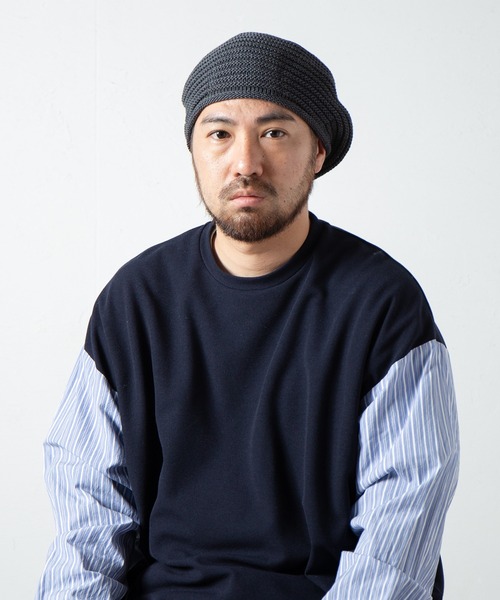 RACAL（ラカル）の「Chobo Japanese Paper Knit Beret / チョボ