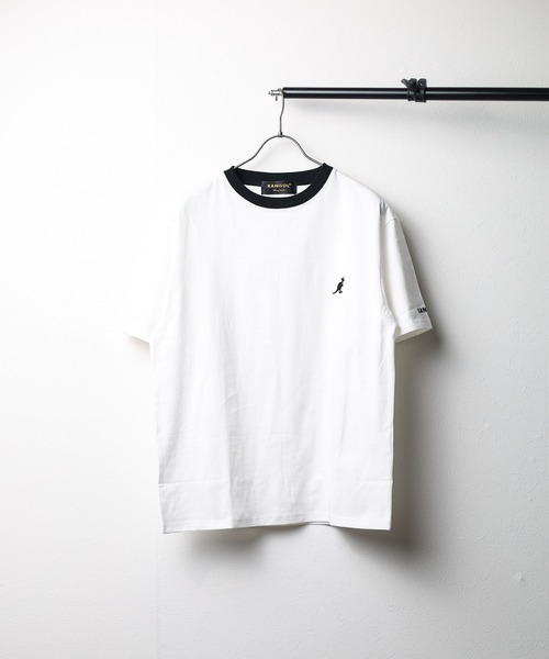 KANGOL(カンゴール)の「【Bk】【KANGOL】刺繍ビッグサイズ リンガークルーネックTシャツ(Tシャツ/カットソー・レディース・ホワイト/マルチ/ブラック/グレー/グリーン・X-LARGE/MEDIUM/LARGE)」の17枚目の写真