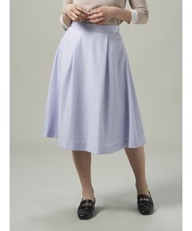 美単タックフレアスカート　ネイビー/グレー/ベージュ