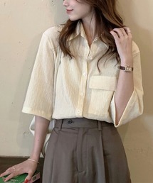 ５分袖シャツ