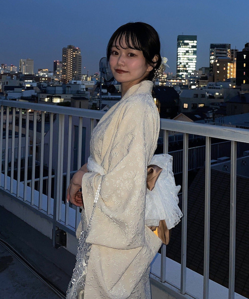 Dita（ディータ）の「ジャガード/レース浴衣 3点セット（浴衣,帯