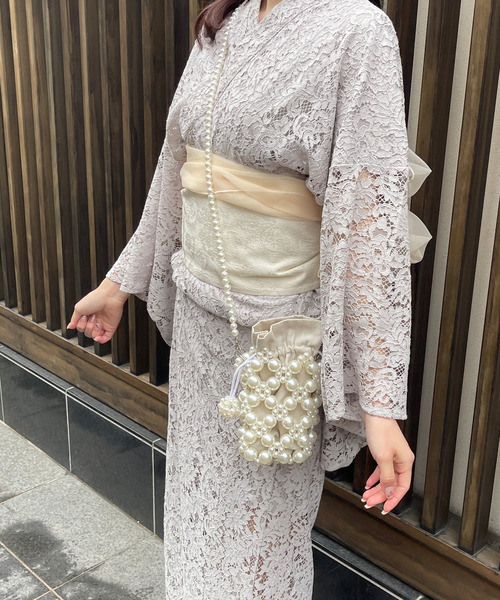 Dita（ディータ）の「ジャガード/レース浴衣 3点セット（浴衣,帯