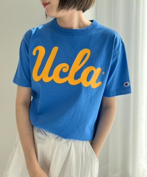 Champion(チャンピオン)の「Champion / UCLA Tシャツ(Tシャツ/カットソー・レディース・ブルー/ホワイト・フリー)」の1枚目の写真