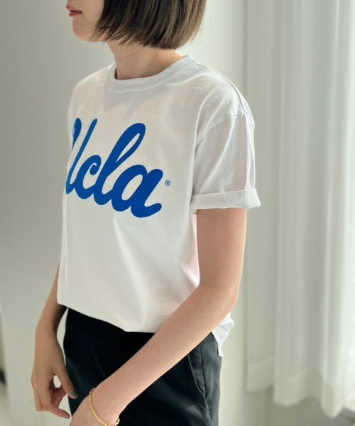 Champion(チャンピオン)の「Champion / UCLA Tシャツ(Tシャツ/カットソー・レディース・ブルー/ホワイト・フリー)」の8枚目の写真