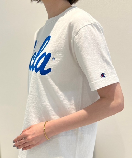 Champion(チャンピオン)の「Champion / UCLA Tシャツ(Tシャツ/カットソー・レディース・ブルー/ホワイト・フリー)」の15枚目の写真