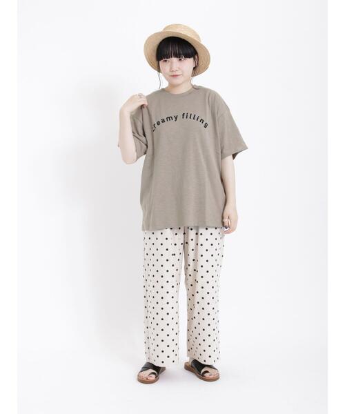 Samansa Mos2（サマンサ モスモス）の「ドットプリントパンツ（その他パンツ・レディース・キナリ/ブラック/ブラウン・F）」の13枚目の写真