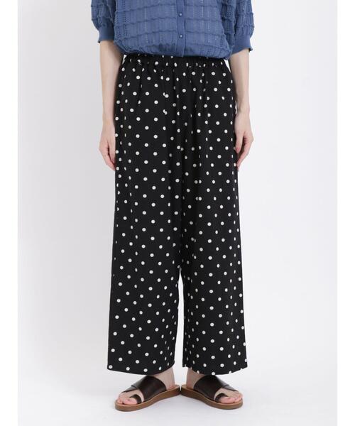 Samansa Mos2（サマンサ モスモス）の「ドットプリントパンツ（その他パンツ・レディース・キナリ/ブラック/ブラウン・F）」の20枚目の写真