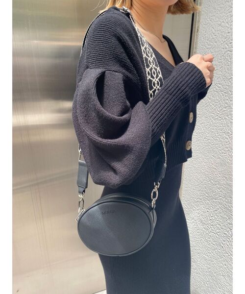 MURUA（ムルーア）の「サークルミニショルダー（ショルダーバッグ・レディース・ホワイト/ライトブルー/ブラック・FREE）」の7枚目の写真