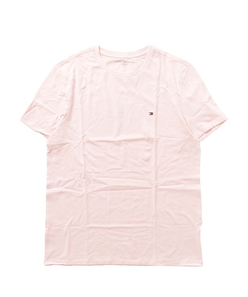 TOMMY HILFIGER(トミーヒルフィガー)の「TOMMY HILFIGER / トミー ヒルフィガー ワンポイント ロゴ 半袖 Tシャツ(Tシャツ/カットソー・メンズ・ブラック/オレンジ/ブルー/グリーン/レッド/ピンク/ホワイト/ネイビー・MEDIUM/X-LARGE/LARGE)」の6枚目の写真