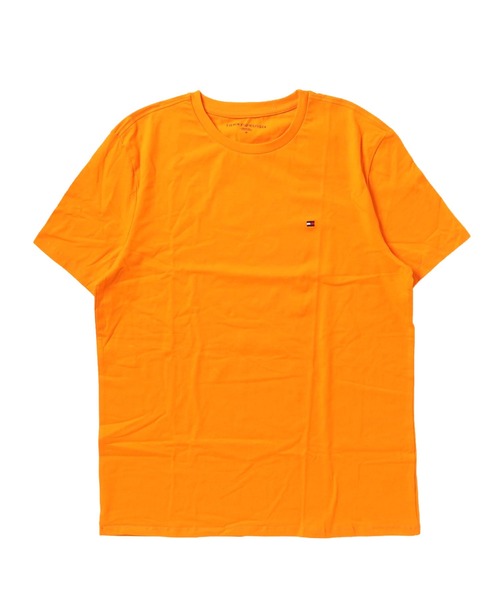 TOMMY HILFIGER(トミーヒルフィガー)の「TOMMY HILFIGER / トミー ヒルフィガー ワンポイント ロゴ 半袖 Tシャツ(Tシャツ/カットソー・メンズ・ブラック/オレンジ/ブルー/グリーン/レッド/ピンク/ホワイト/ネイビー・MEDIUM/X-LARGE/LARGE)」の8枚目の写真