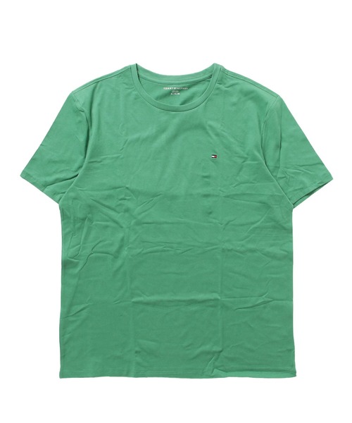 TOMMY HILFIGER(トミーヒルフィガー)の「TOMMY HILFIGER / トミー ヒルフィガー ワンポイント ロゴ 半袖 Tシャツ(Tシャツ/カットソー・メンズ・ブラック/オレンジ/ブルー/グリーン/レッド/ピンク/ホワイト/ネイビー・MEDIUM/X-LARGE/LARGE)」の3枚目の写真