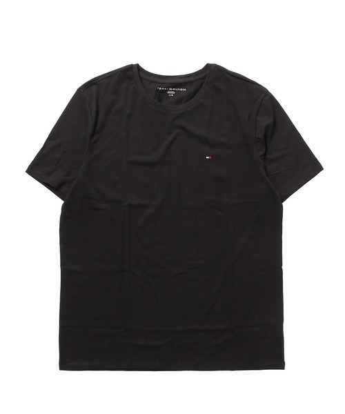 TOMMY HILFIGER(トミーヒルフィガー)の「TOMMY HILFIGER / トミー ヒルフィガー ワンポイント ロゴ 半袖 Tシャツ(Tシャツ/カットソー・メンズ・ブラック/オレンジ/ブルー/グリーン/レッド/ピンク/ホワイト/ネイビー・MEDIUM/X-LARGE/LARGE)」の1枚目の写真