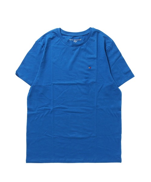 TOMMY HILFIGER(トミーヒルフィガー)の「TOMMY HILFIGER / トミー ヒルフィガー ワンポイント ロゴ 半袖 Tシャツ(Tシャツ/カットソー・メンズ・ブラック/オレンジ/ブルー/グリーン/レッド/ピンク/ホワイト/ネイビー・MEDIUM/X-LARGE/LARGE)」の11枚目の写真