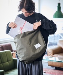 【ADAMPATEK】water repellent nylon shoulder big bag/撥水ナイロンショルダービッグバッグ(AP2319047)