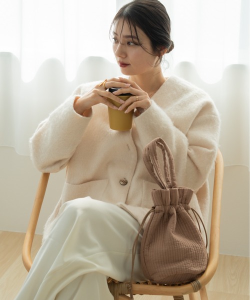 セール】Rename ヌビ ミニ巾着バッグ 丸洗いOK ミニバッグ