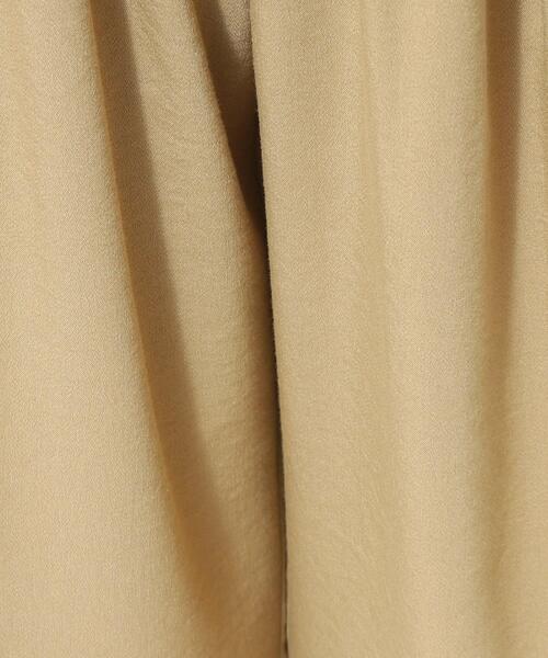 DRESKIP（ドレスキップ）の「◆【接触冷感】さらりとIラインシルエット◎　イージーワイドパンツ（その他パンツ・レディース・グリーン/ネイビー/ベージュ・02/03/04）」の6枚目の写真