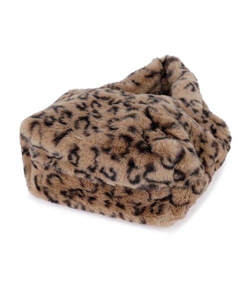 MURUA（ムルーア）の「MURUA(ムルーア)ミニトートバッグ / エコファー MR-B1191（トートバッグ・レディース・レオパード/ブルー/ベージュ・FREE）」の16枚目の写真