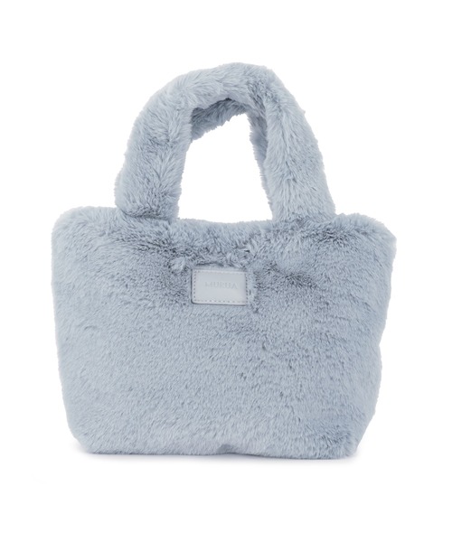 MURUA（ムルーア）の「MURUA(ムルーア)ミニトートバッグ / エコファー MR-B1191（トートバッグ・レディース・レオパード/ブルー/ベージュ・FREE）」の19枚目の写真