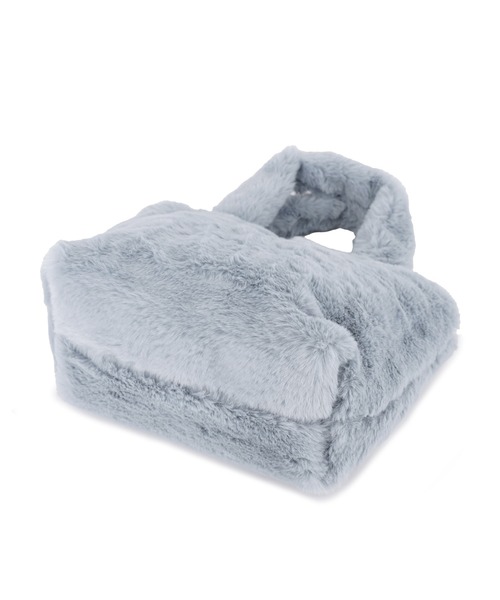 MURUA（ムルーア）の「MURUA(ムルーア)ミニトートバッグ / エコファー MR-B1191（トートバッグ・レディース・レオパード/ブルー/ベージュ・FREE）」の22枚目の写真