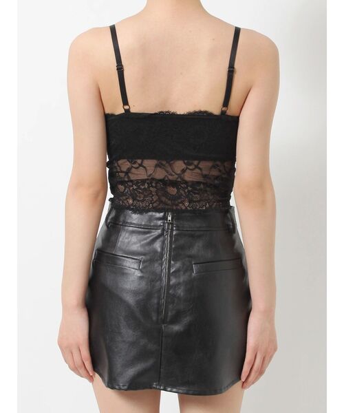 GYDA（ジェイダ）の「レースビスチェ（キャミソール・レディース・ブラック/オフホワイト・FREE）」の11枚目の写真
