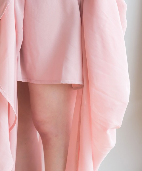 moulis'（ムーリス）の「アシンメトリーティアードスカート（スカート・レディース・ホワイト/ブラック/ベビーピンク・SMALL/MEDIUM/LARGE）」の7枚目の写真