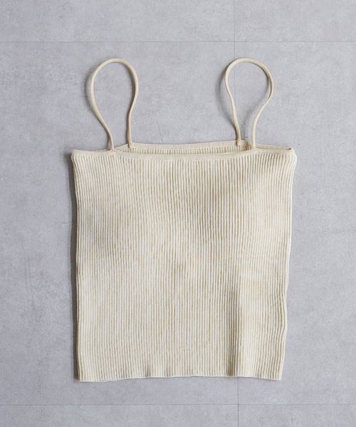 SHENERY(シーナリー)の「カップ付ニットキャミソール(キャミソール・レディース・ブラック/グレー/アイボリー・FREE)」の9枚目の写真