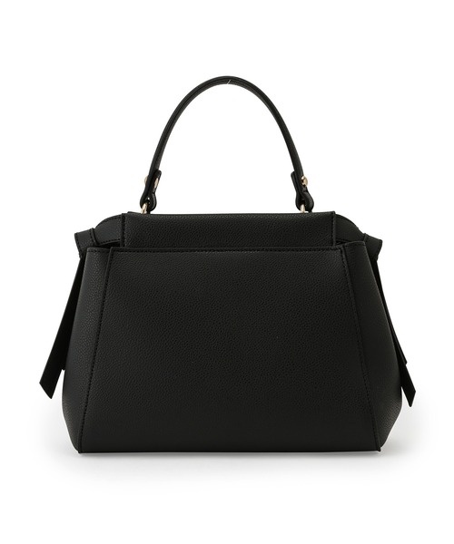 VIS（ビス）の「【2WAY】ひねり金具サイドタイトートバッグ（ハンドバッグ・レディース・グリーン系その他3/ベージュ系その他/ブラック・FREE）」の5枚目の写真