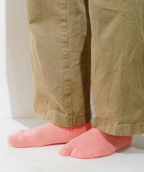 HIGHTIDE（ハイタイド）の「NODAL ノーダル COOLMAX EcoMade Fiber Socks クールマックスエコモードソックス（ソックス/靴下・レディース・ホワイト/パープル/レッド/イエロー/グリーン/サーモンピンク/オレンジ/グレー/レモンイエロー・FREE）」の7枚目の写真