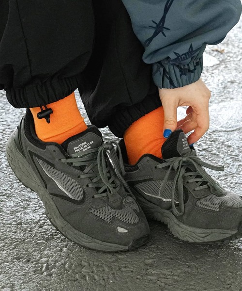 HIGHTIDE（ハイタイド）の「NODAL ノーダル COOLMAX EcoMade Fiber Socks クールマックスエコモードソックス（ソックス/靴下・レディース・ホワイト/パープル/レッド/イエロー/グリーン/サーモンピンク/オレンジ/グレー/レモンイエロー・FREE）」の14枚目の写真
