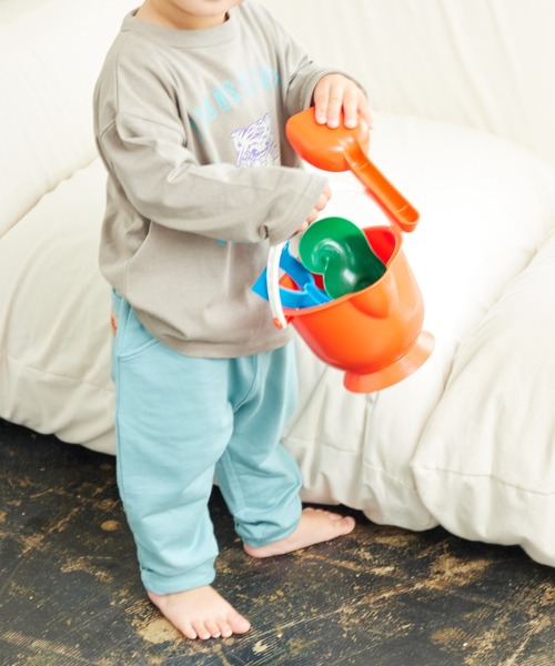 Life Support Products（ライフサポートプロダクツ）の「【防汚加工】ストレッチパンツ（80～130cm）（その他パンツ・キッズ・ブラック/ベージュ/エメラルド/モスグリーン/ライトブラウン/ワインレッド/サーモンピンク/バイオレット/オレンジ/ライトピンク/カーキ/マスタード/ブルー/杢グレー/ターコイズブルー/サンドベージュ/ピンク・80/90/95/100/110/120/130）」の18枚目の写真